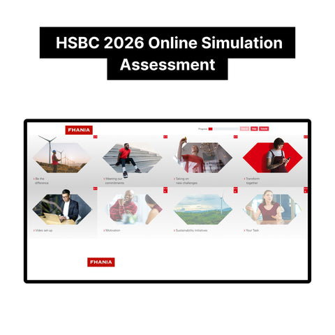 2026 HSBC Online Immersive Assessment and Job Simulation Tutorials