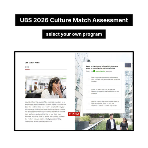 2024年瑞銀在線評估 PDF 教程 |初級人才評估和 Sonru 視頻面試|2024 年確切問題 |參考答案 |夏季/全職職位