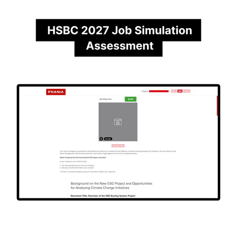 2027 HSBC Online Immersive Assessment and Job Simulation Tutorials