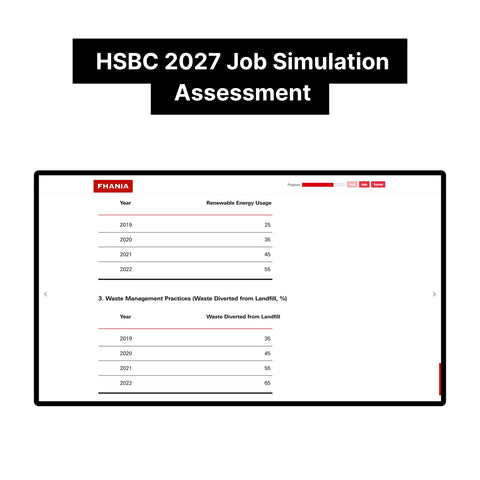 2027 HSBC Online Immersive Assessment and Job Simulation Tutorials