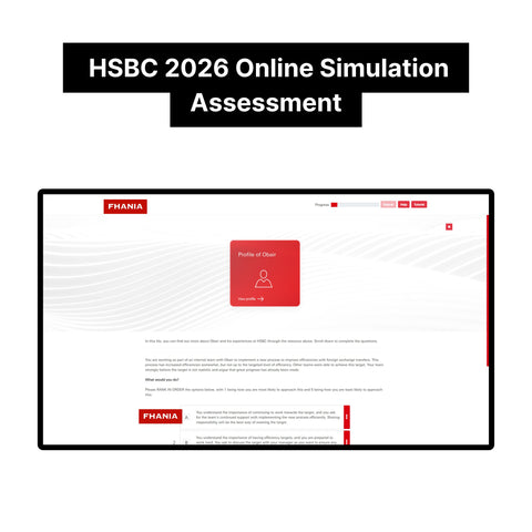 2026 HSBC Online Immersive Assessment and Job Simulation Tutorials