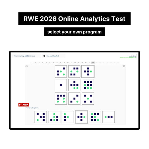 2026 RWE Standardised Assessment Online Analytics Test and Tutorials