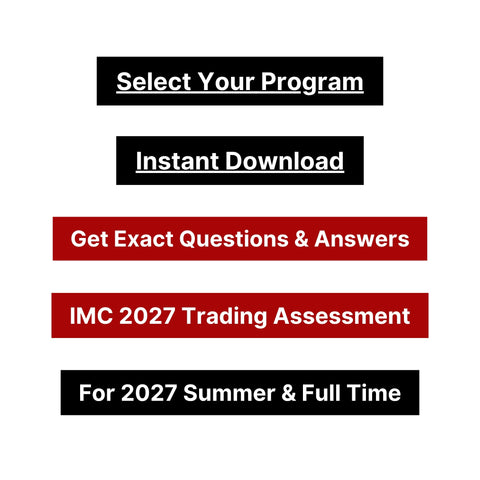 2027 IMC Trading Assessment BrainsFirst Games NeurOlympics Exact Questions and Answers