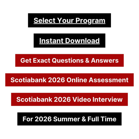 2024 豐業銀行在線評估 PDF 教程 |梅花和視頻面試評估|2024 年確切問題 |頂級銀行家的參考答案