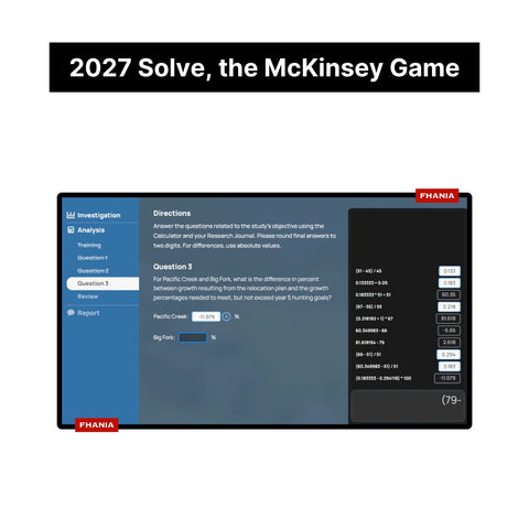 2027 McKinsey Solve Game, RedRock, Sea Wolf, Sustainable Futures Lab, Case Interview Interactive Simulations