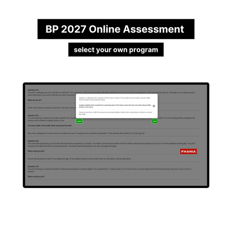 2027 BP Video Interview and Online Assessment Exact Questions and Answers
