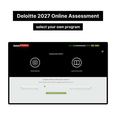 2027 Deloitte Immersive Online Assessment, Job Simulation and Video Interview Tutorials