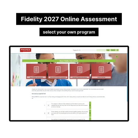 2027 Fidelity International Online Assessment Tutorials