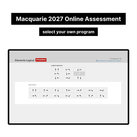 2027 Macquarie Online Psychometric Assessment Tutorials