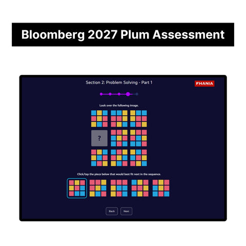 2027 Bloomberg Plum Online Assessment & Video Interview Tutorials