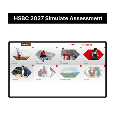 2027 HSBC Online Immersive Assessment and Job Simulation Tutorials
