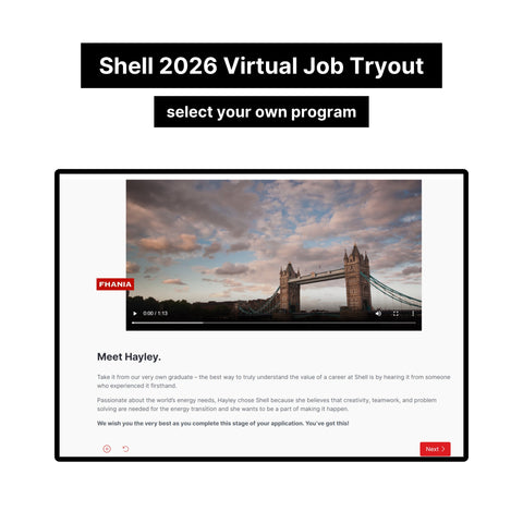 2026 Shell Virtual Job Tryout and On-demand Interview Tutorials