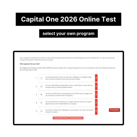 2026 Capital One Virtual Job Tryout Online Test and Digital Interview Tutorials