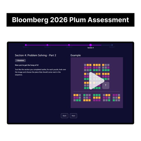 2026 Bloomberg Plum Online Assessment & Video Interview Tutorials