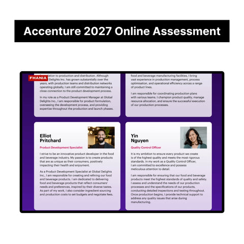 2027 Accenture Online Assessment and Video Interview Exact Questions and Answers