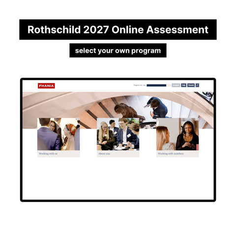 2027 Rothschild Blended Online Assessment Exact Questions and Answers