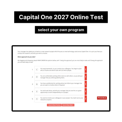 2027 Capital One Virtual Job Tryout Online Test and Digital Interview Tutorials