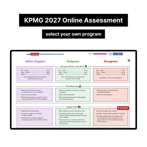 2027 KPMG Online Assessment and Video Interview Tutorials
