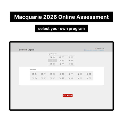 2026 Macquarie Online Psychometric Assessment Tutorials