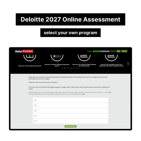 2027 Deloitte Immersive Online Assessment, Job Simulation and Video Interview Tutorials