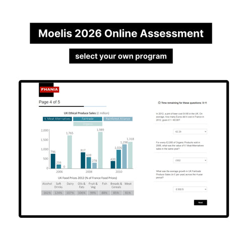 2026 Moelis Numerical and Verbal Reasoning Online Assessment Tutorials