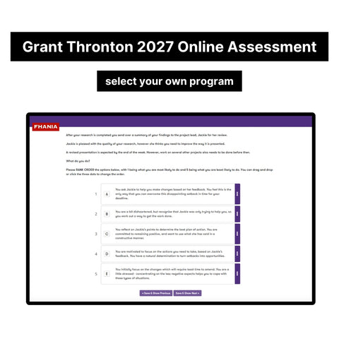 2027 Grant Thornton Online Assessment and Video Interview Tutorials