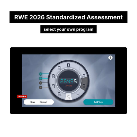 2026 RWE Standardised Assessment Online Analytics Test and Tutorials