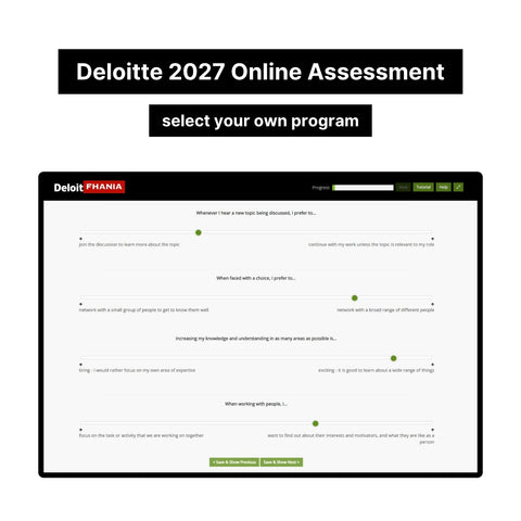 2027 Deloitte Immersive Online Assessment, Job Simulation and Video Interview Tutorials