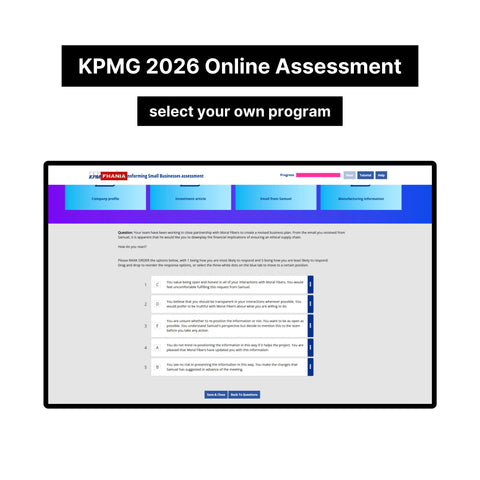 2026 KPMG Online Assessment and Video Interview Tutorials