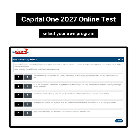 2027 Capital One Virtual Job Tryout Online Test and Digital Interview Tutorials