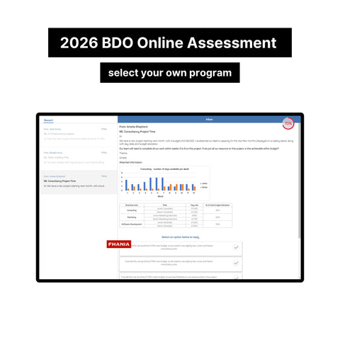 2026 BDO Interactive Assessment Online Assessment Exact Questions and Answers