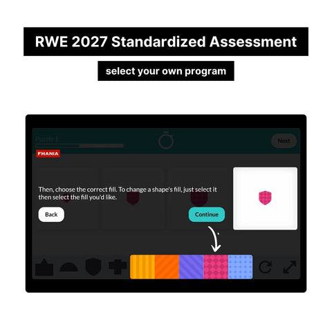 2027 RWE Standardised Assessment Online Analytics Test and Tutorials