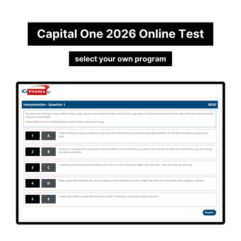 2026 Capital One Virtual Job Tryout Online Test and Digital Interview Tutorials