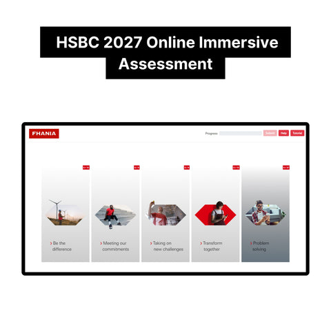 2027 HSBC Online Immersive Assessment and Job Simulation Tutorials