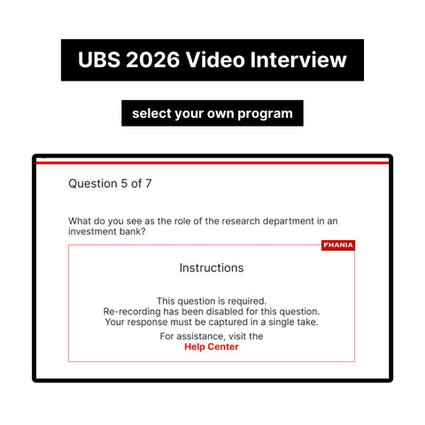 2024年瑞銀在線評估 PDF 教程 |初級人才評估和 Sonru 視頻面試|2024 年確切問題 |參考答案 |夏季/全職職位