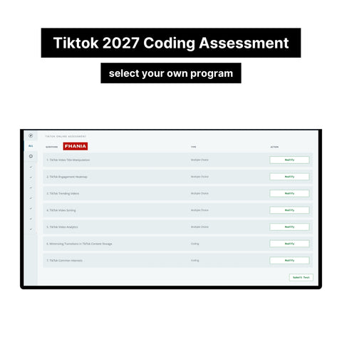 2027 TikTok Online Hackerrank Coding Assessment Tutorials