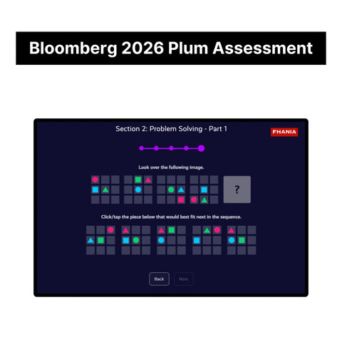 2026 Bloomberg Plum Online Assessment & Video Interview Tutorials