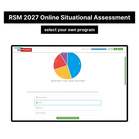 2027 RSM Online Situational Assessment and Job Simulation Assessment Tutorials