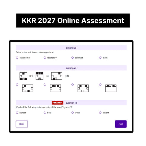 2027 KKR Predictive Cognitive Assessment Exact Questions & Answers