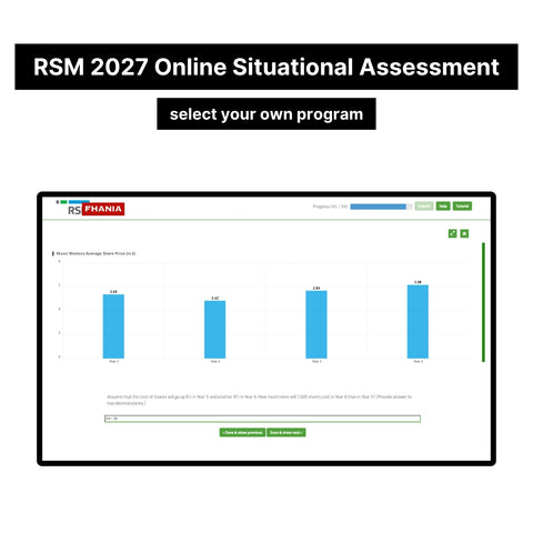 2027 RSM Online Situational Assessment and Job Simulation Assessment Tutorials