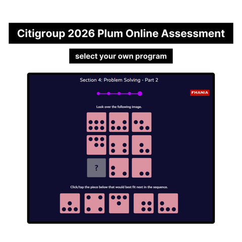 2026 Citigroup Online Assessment Plum Tutorials