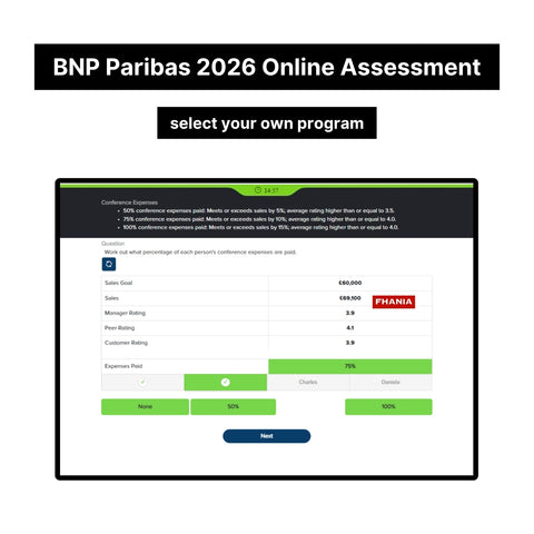 2027 BNP Paribas Online Test and Pymetrics Test Tutorials