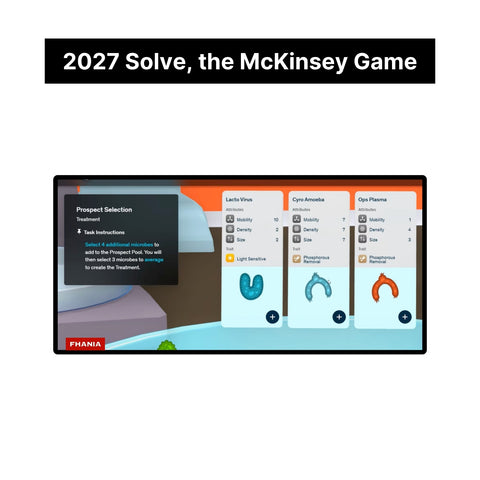 2027 McKinsey Solve Game, RedRock, Sea Wolf, Sustainable Futures Lab, Case Interview Interactive Simulations