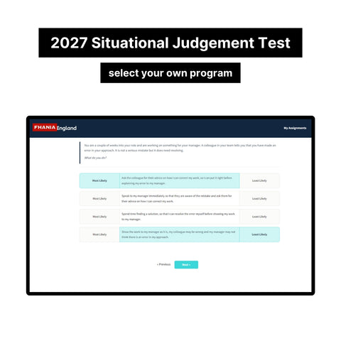 2027 Bank of England Situational Judgement Test and Video Interview and Answers