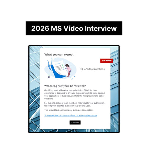 2026 Morgan Stanley Online Assessment and Video Interview Tutorials