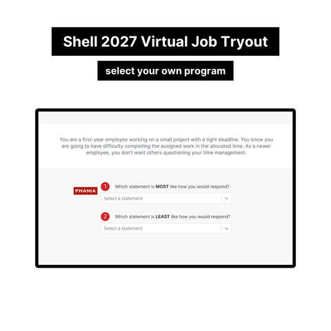 2027 Shell Virtual Job Tryout and On-demand Interview Tutorials