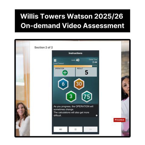 2026 Willis Towers Watson WTW On-demand Video Assessment Exact Questions and Answers