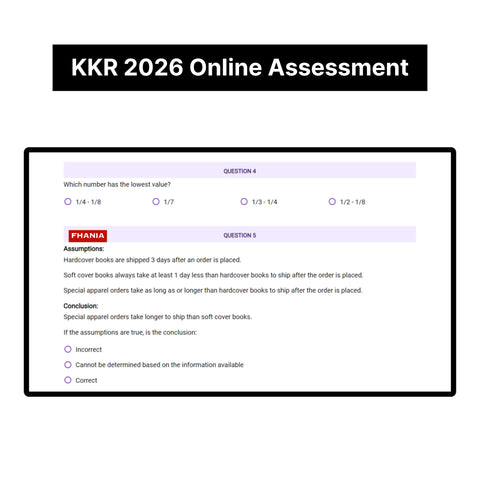 2026 KKR Predictive Cognitive Assessment Exact Questions & Answers