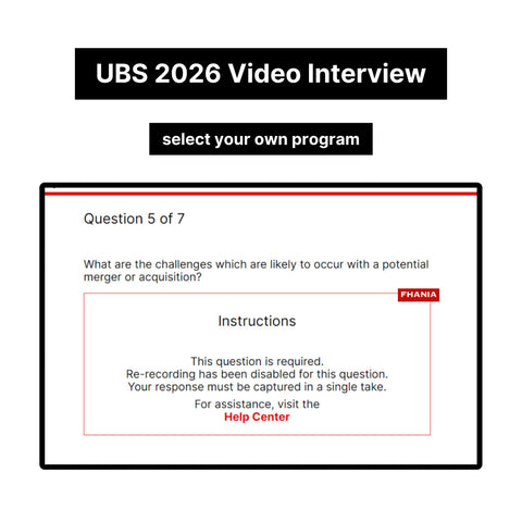 2024年瑞銀在線評估 PDF 教程 |初級人才評估和 Sonru 視頻面試|2024 年確切問題 |參考答案 |夏季/全職職位