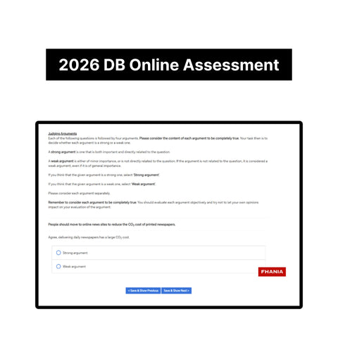 2026 Deutsche Bank Online Assessment Job Simulation Assessment Tutorials